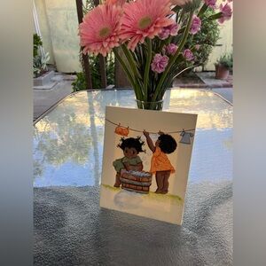 Charming Children's Laundry Day Wall Art